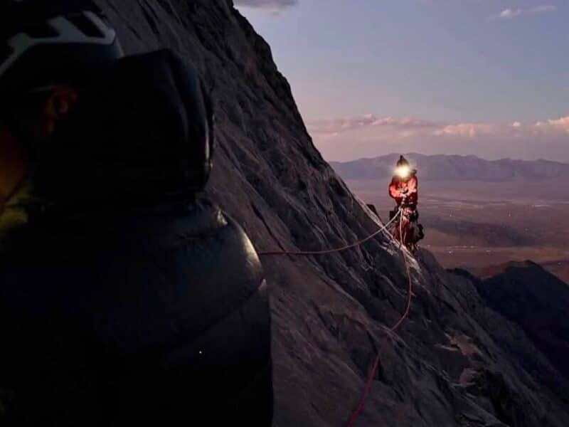 Climber rescued in California.
