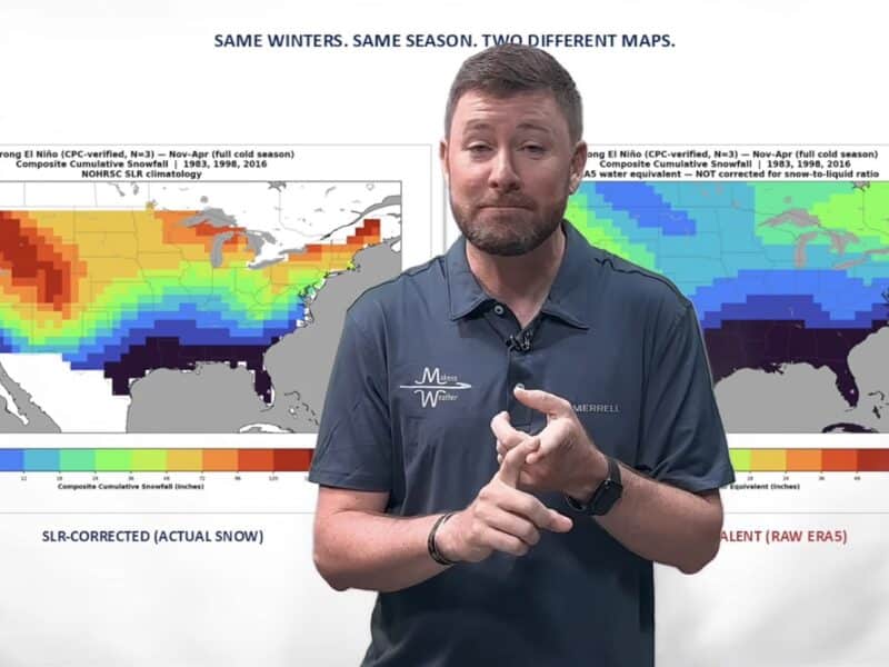 Meteorologist Matt Makens Issues 2026/2027 El Niño Snow Predictions