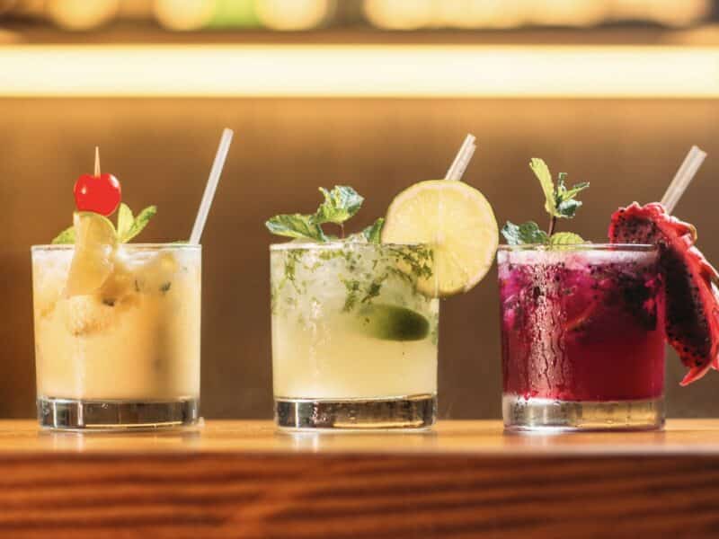 Cocktails.