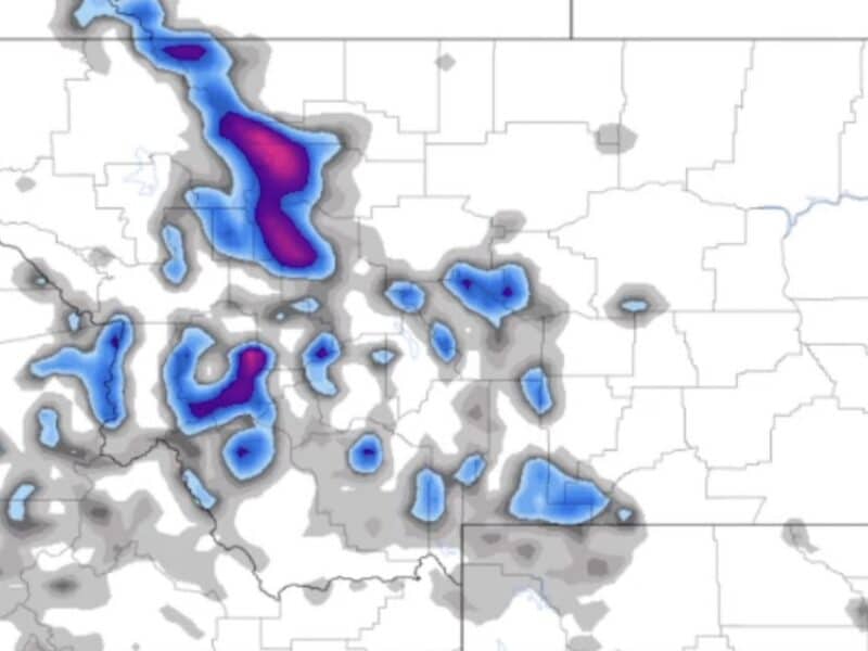 Chris Tomer's Montana snowfall forecast.
