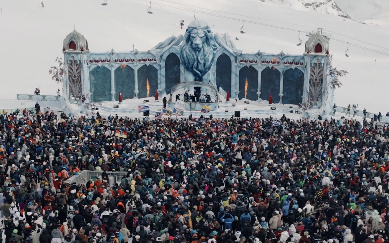 Tomorrowland Winter, an EDM festival at Alpe d'Huez.