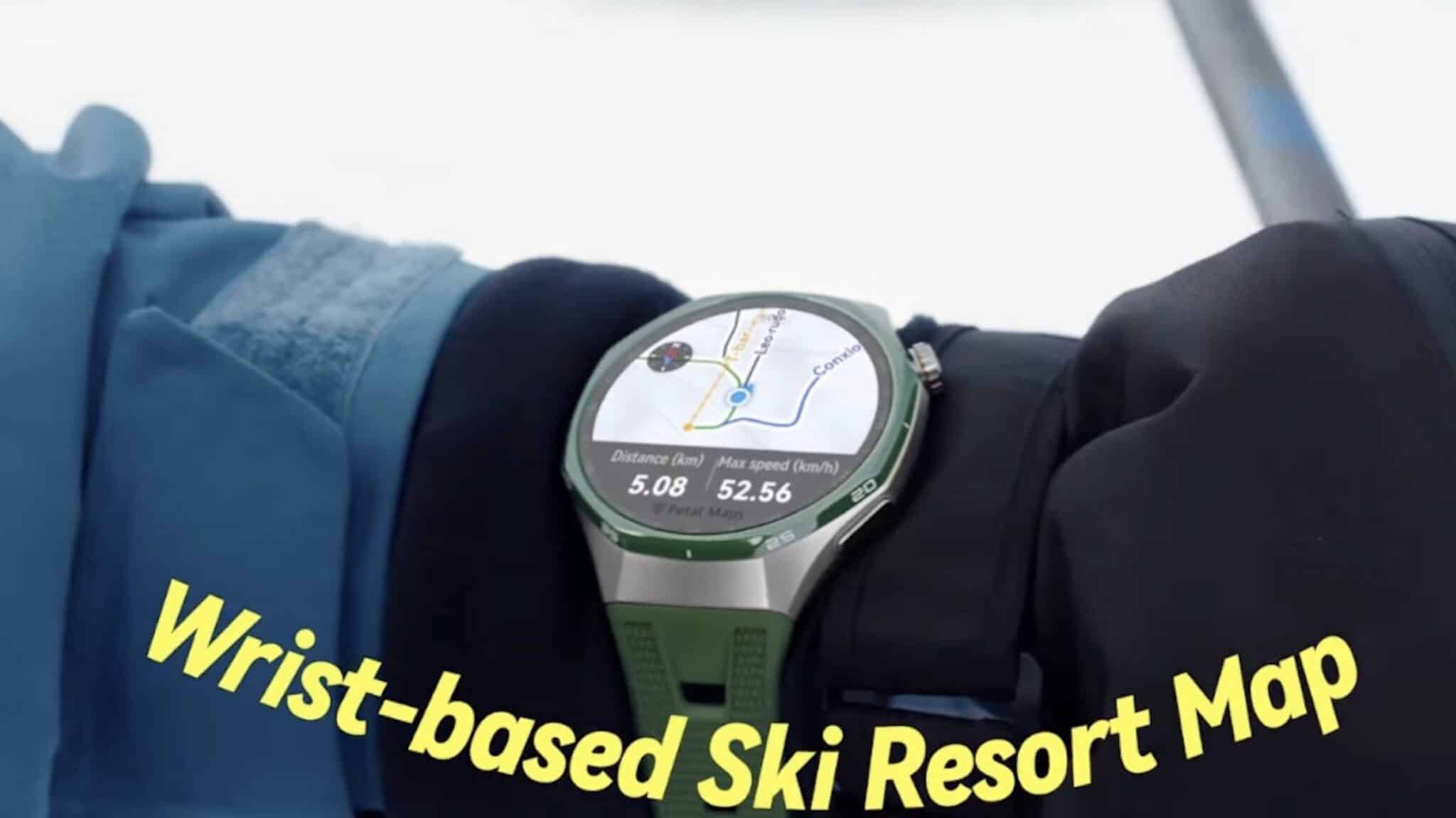 Huawei’s New Smartwatch Has Trail Maps For 3,000+ Ski Resorts