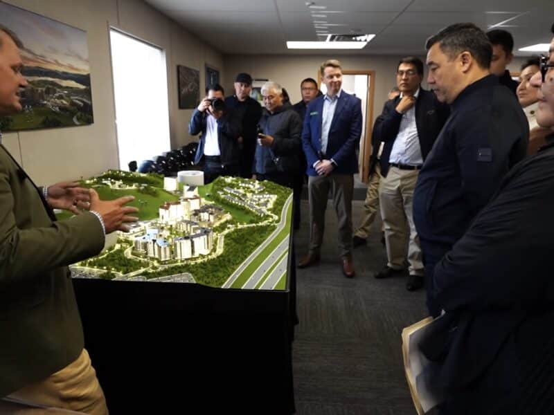 Kyrgyzstan President Tours Deer Valley as Model for Massive Ski Resort