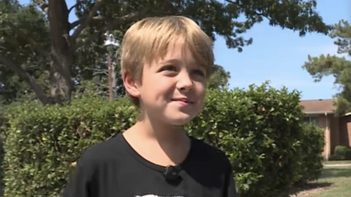Major Metzger, 10-Year-Old Hero