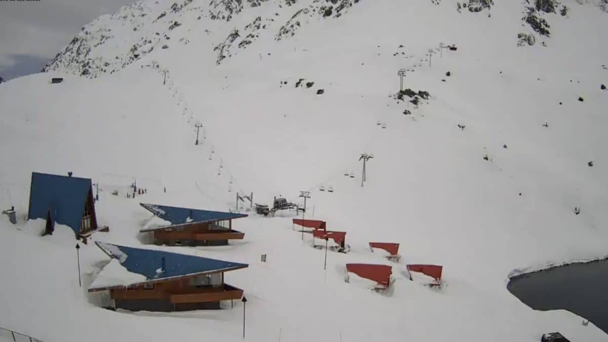 Conditions at Ski Portillo in Chile.