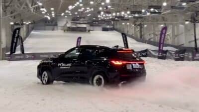 Nexen Tire Tests Cars Inside America's Only Indoor Ski Resort