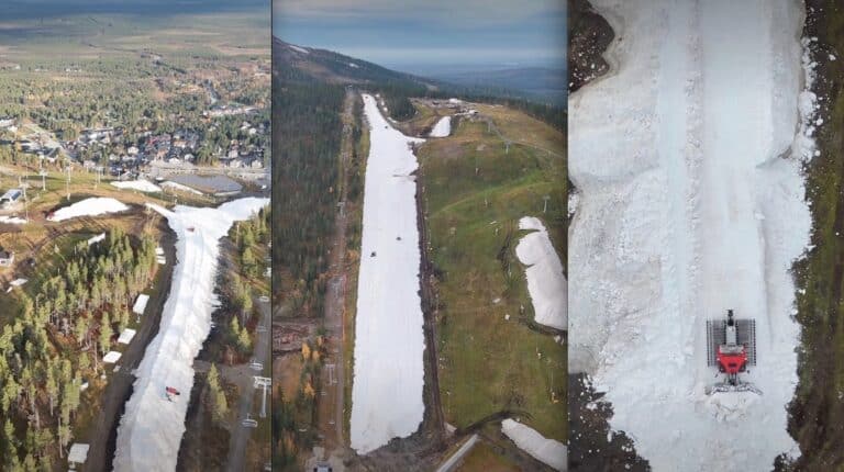 Finland Ski Resort Prepares to Open With Snow Saved From Last Winter