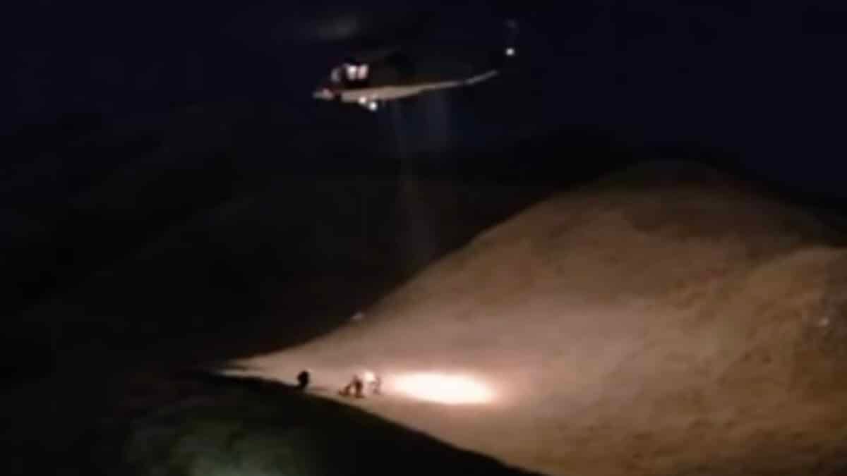 Hikers rescued in Big Sur.