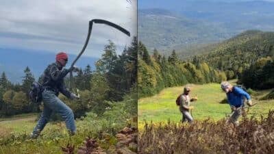 Mad River Glen Maintains Steep Ski Trails With Hand Scythes