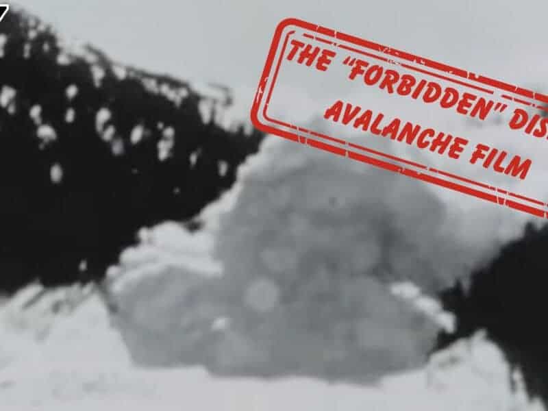 The 1957 avalanche that gave the Disney Path its name.