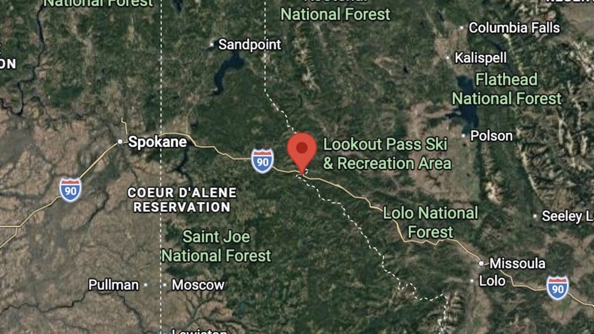 Idaho-Montana State Line Through Lookout Pass Ski Area Resurveyed