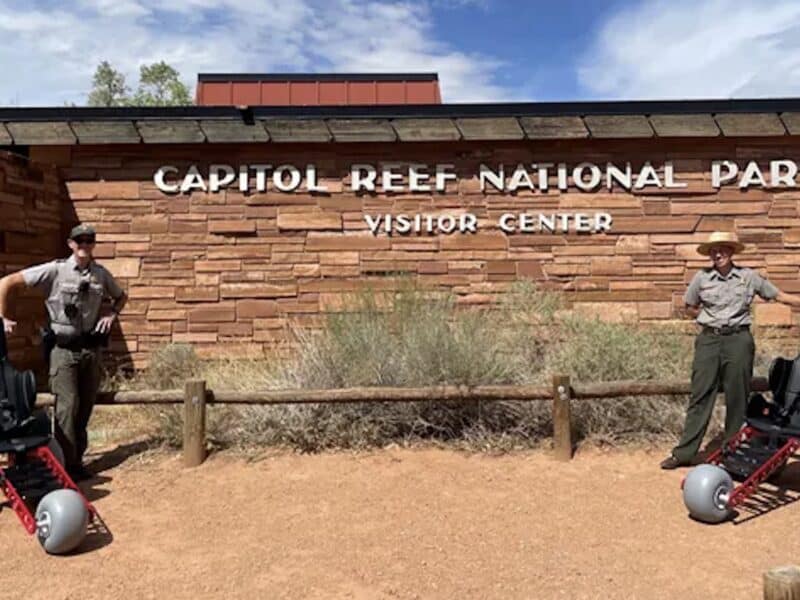 All-terrain wheelchairs at Capital Reef National Park.