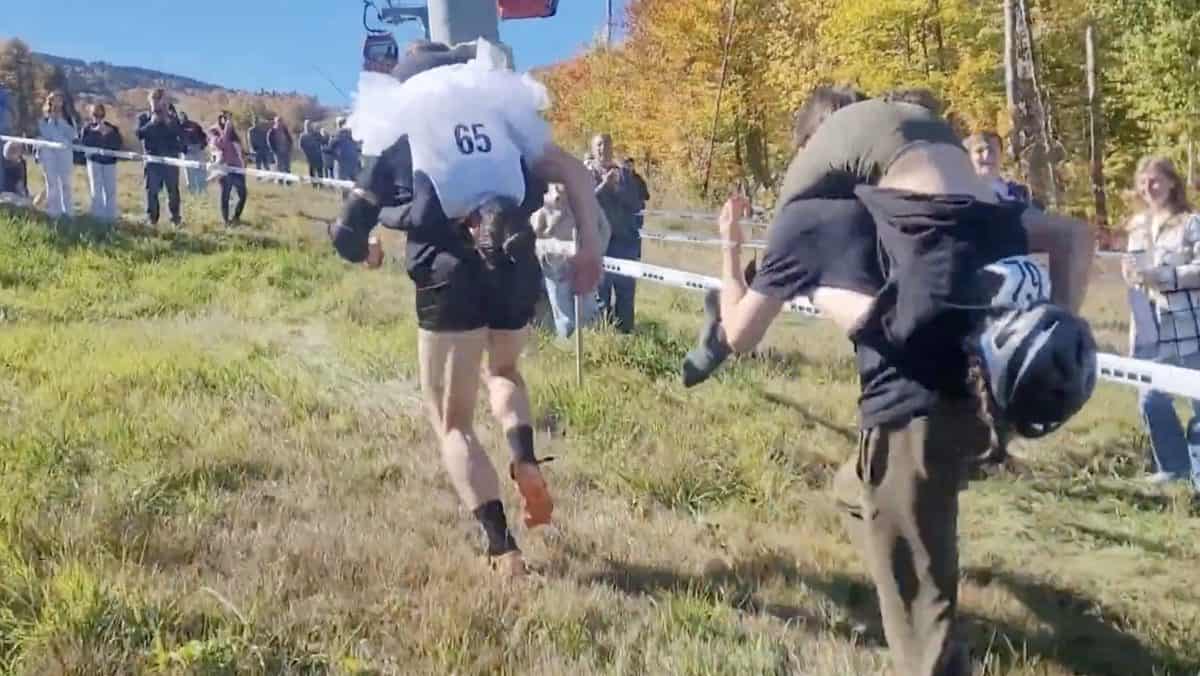 Sunday River's 2026 Wife Carrying Championship