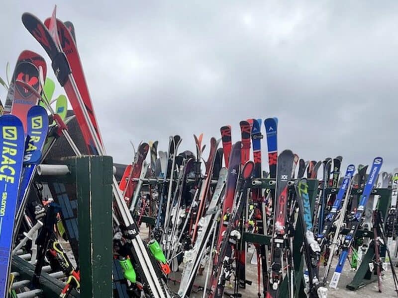 Ski rack.