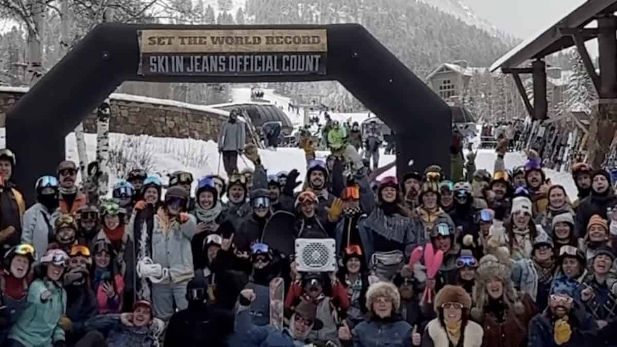 Jackson Hole Ski in Jeans Day 2025.