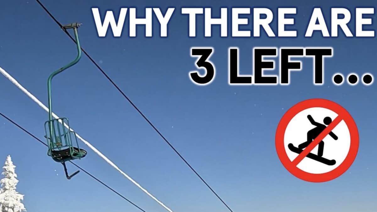 The three ski resorts that still ban snowboarding.