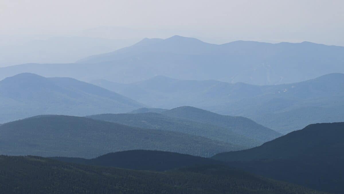 New Hampshire mountains.