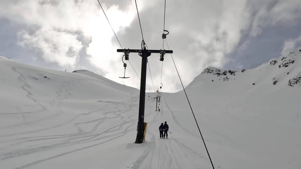 The old Showcase T-Bar, replaced by the new Showcase Chairlift.