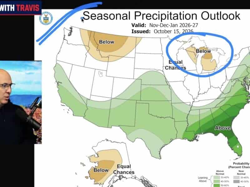 Weather with Travis winter forecast.