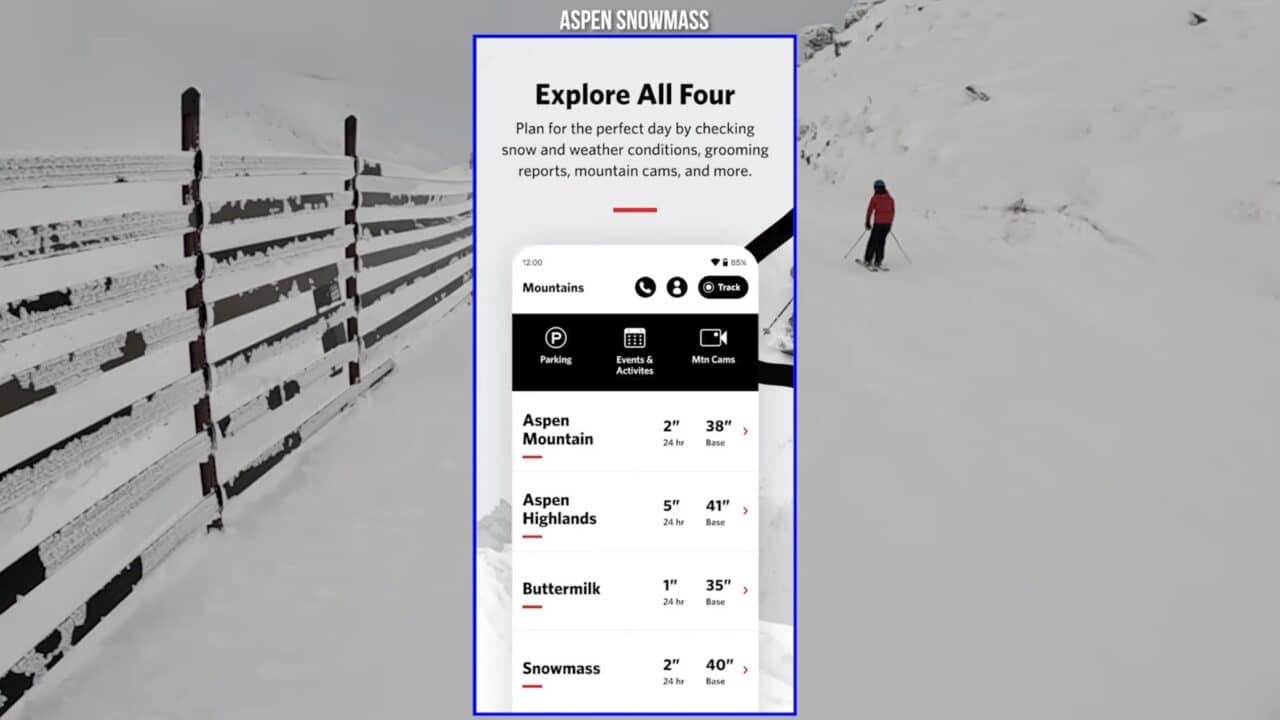 Skiing apps.