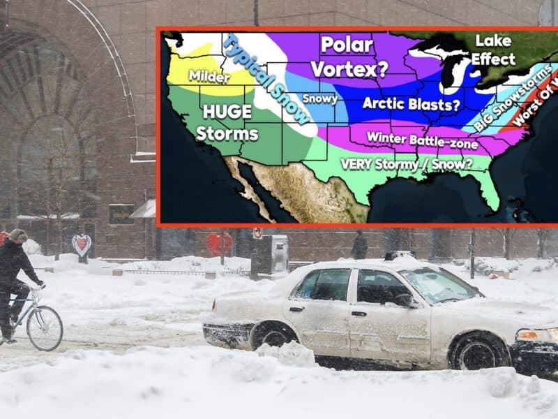 Direct Weather winter weather forecast.