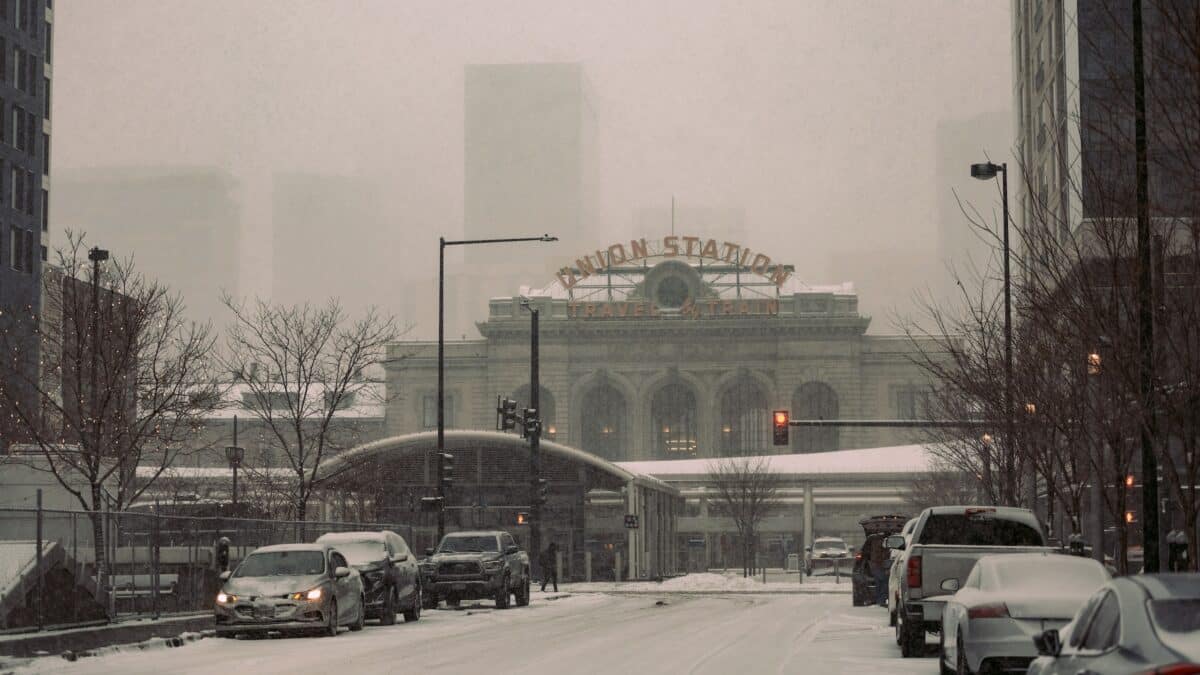 Snow in Denver, Colorado