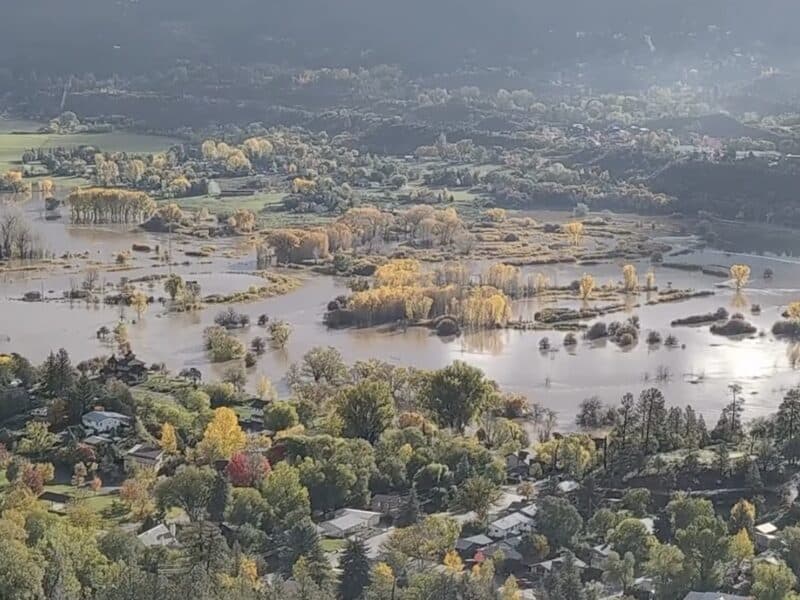 Flooding on the Animas River in Colorado.