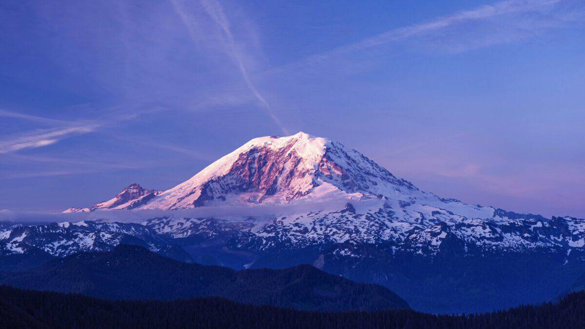 Mount Rainier in Washington State.