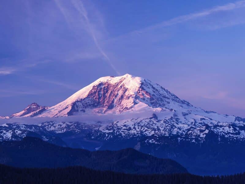 Mount Rainier in Washington State.
