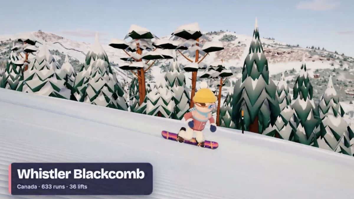 Snowboarding on real trails with Bonvo Ride.