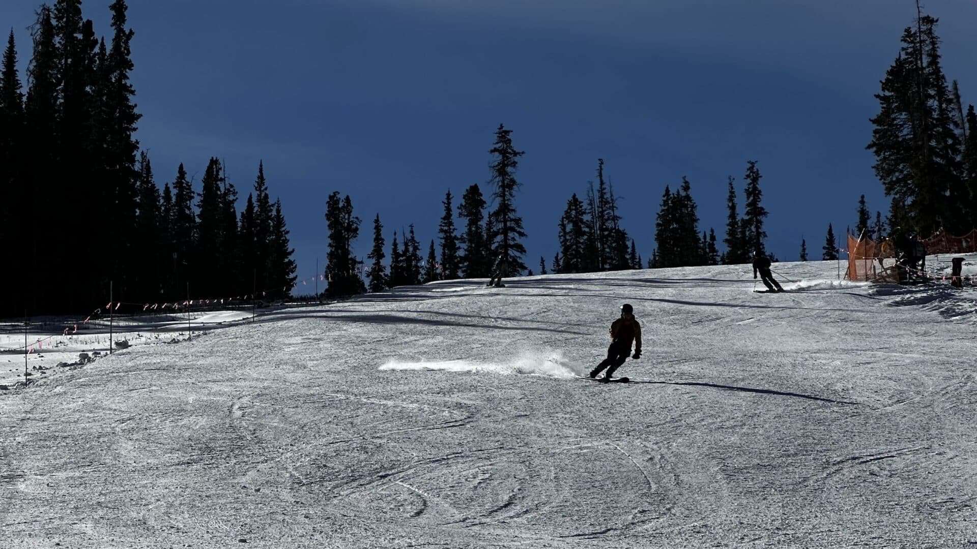 Snow conditions at Arapahoe Basin on Wednesday, October 28th.