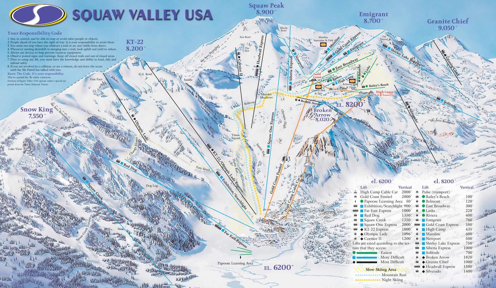 squaw_valley_ski_area_trail_map Unofficial Networks