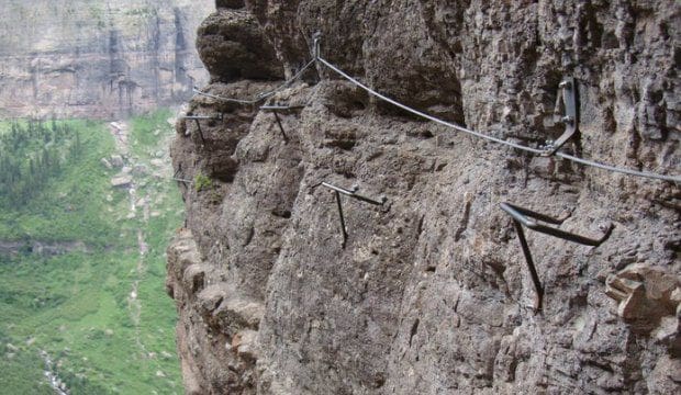 unofficial networks, unofficial Telluride, unofficial Telluride, Via Ferrata, climbing, extreme hiking, telluride hikes, telluride climbing, awesome hike, Chuck Kroger