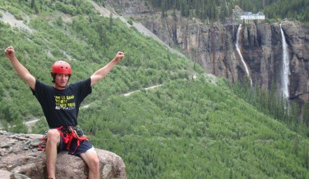unofficial networks, unofficial Telluride, unofficial Telluride, Via Ferrata, climbing, extreme hiking, telluride hikes, telluride climbing, awesome hike, Chuck Kroger