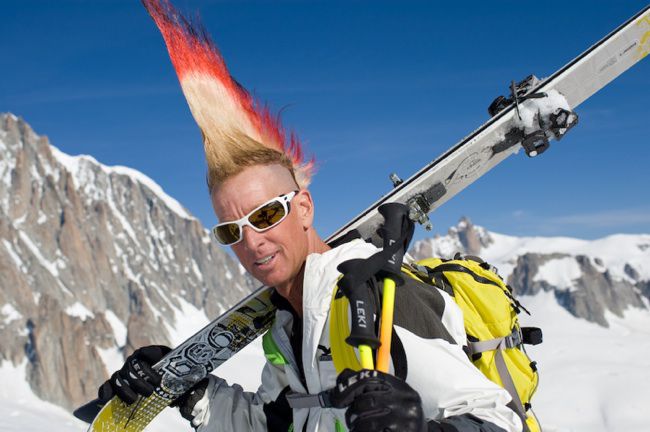 Glen Plake Showing us How to Carry Skis