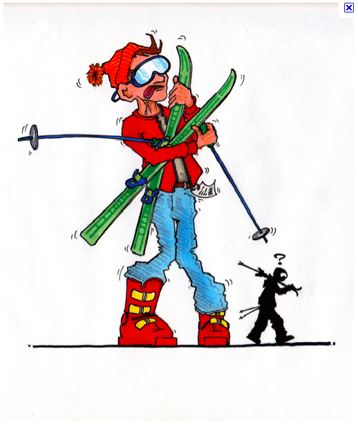 Carrying Skis like a Tool