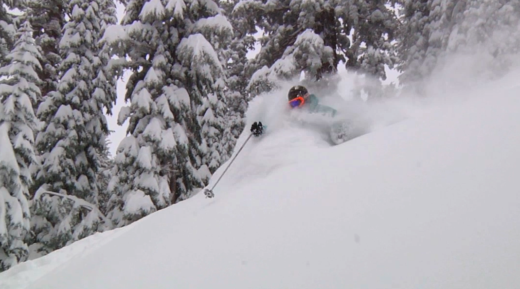 New snow at Mammoth Mountain Ski Area, CA