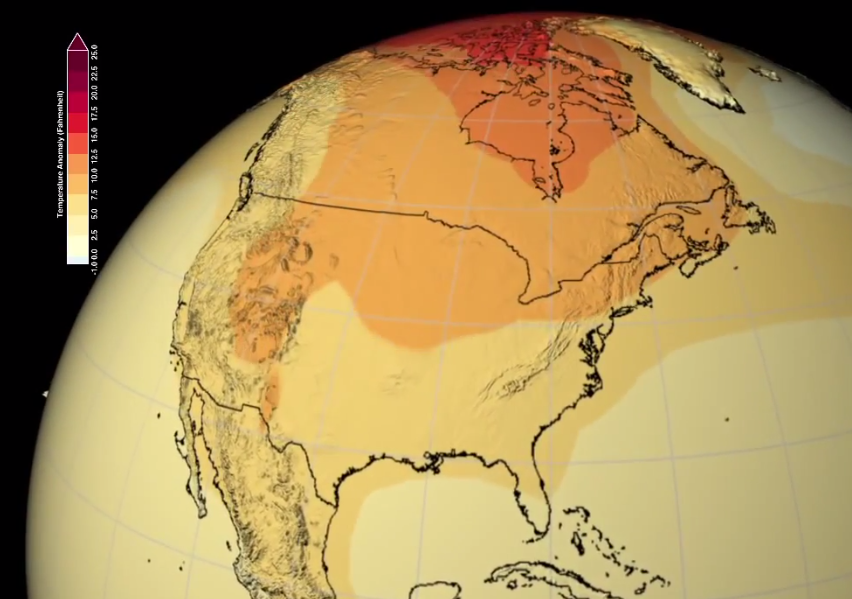 NASA Climate Models Show Potential 21st Century Temperature