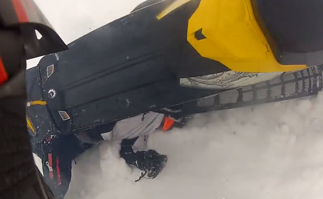 Scary Snowmobile Accident From Northern Sweden | Warning: Graphic Video ...