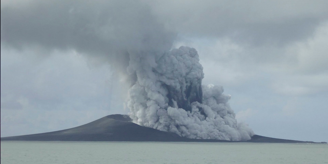 Eruption In Tonga Has Created A New Island….Nature At Work