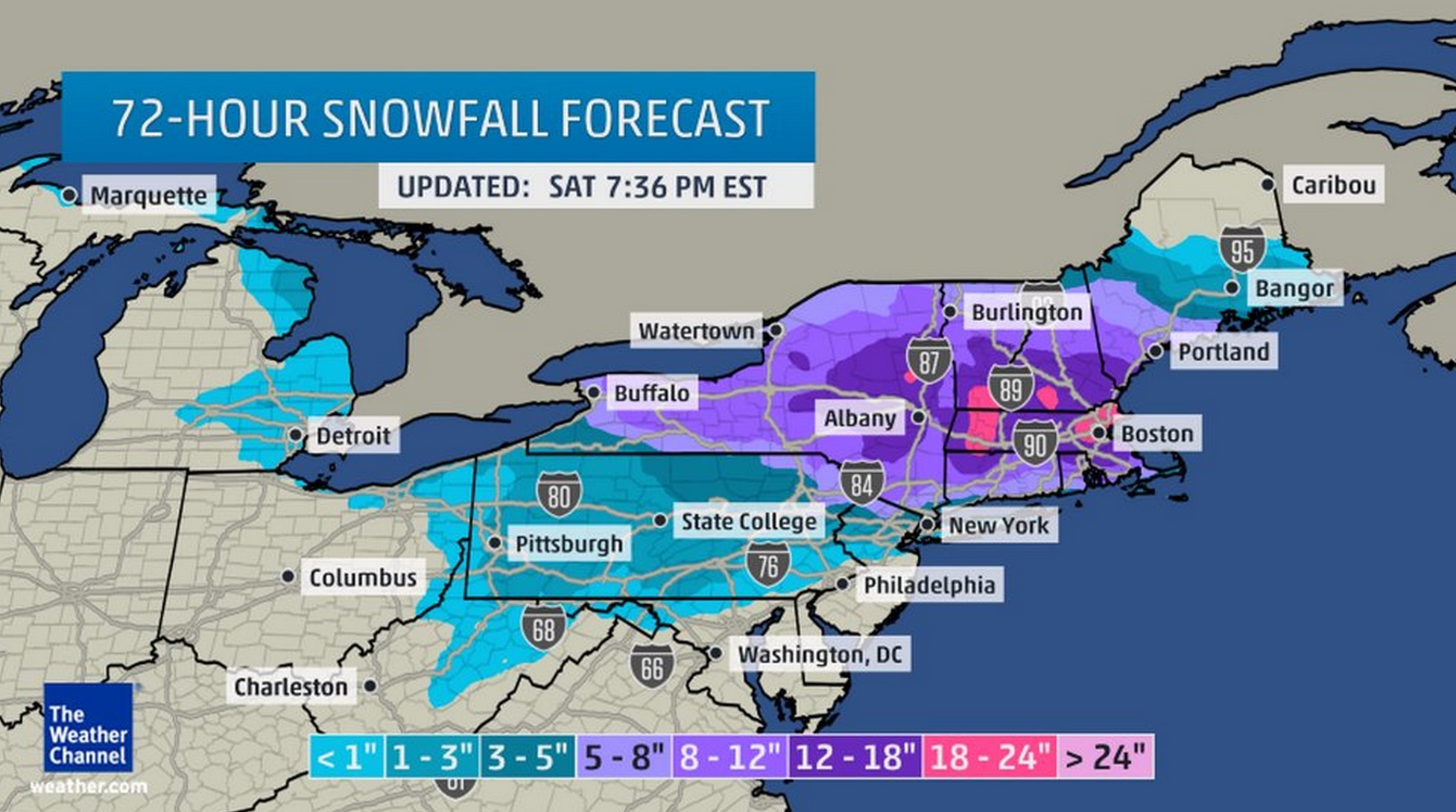 Winter Storm Warning For New York & New England