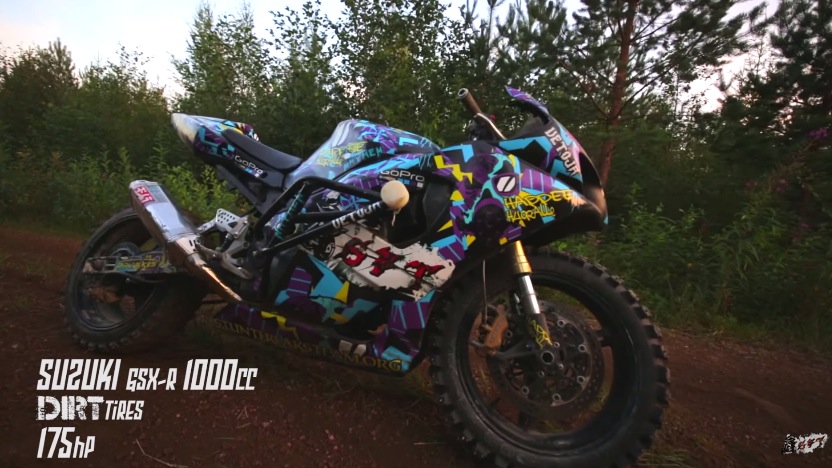 Сузуки gsxr 1000 dirtbike