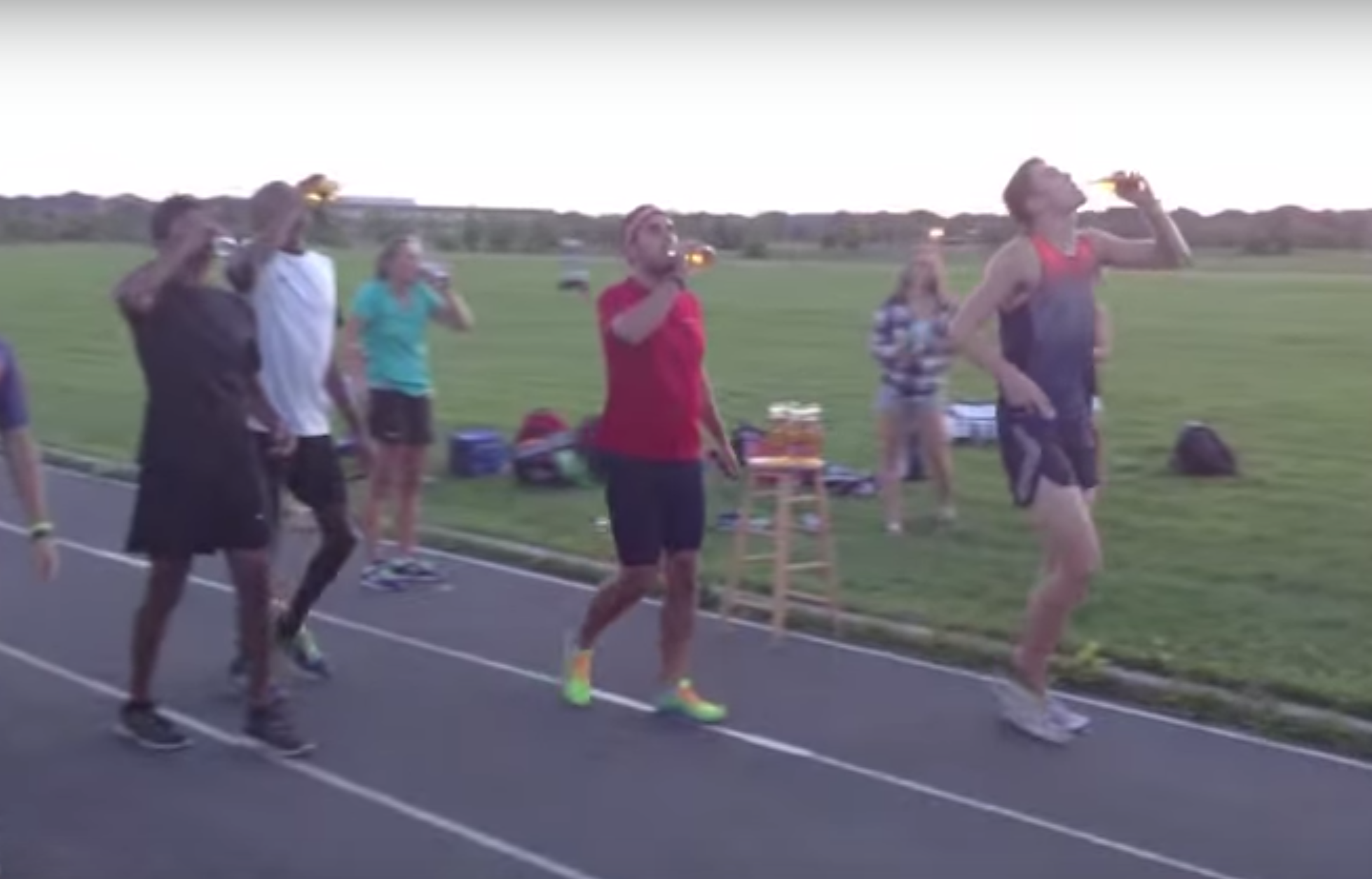 New “Beer Mile” World Record Set By Canadian Lewis Kent
