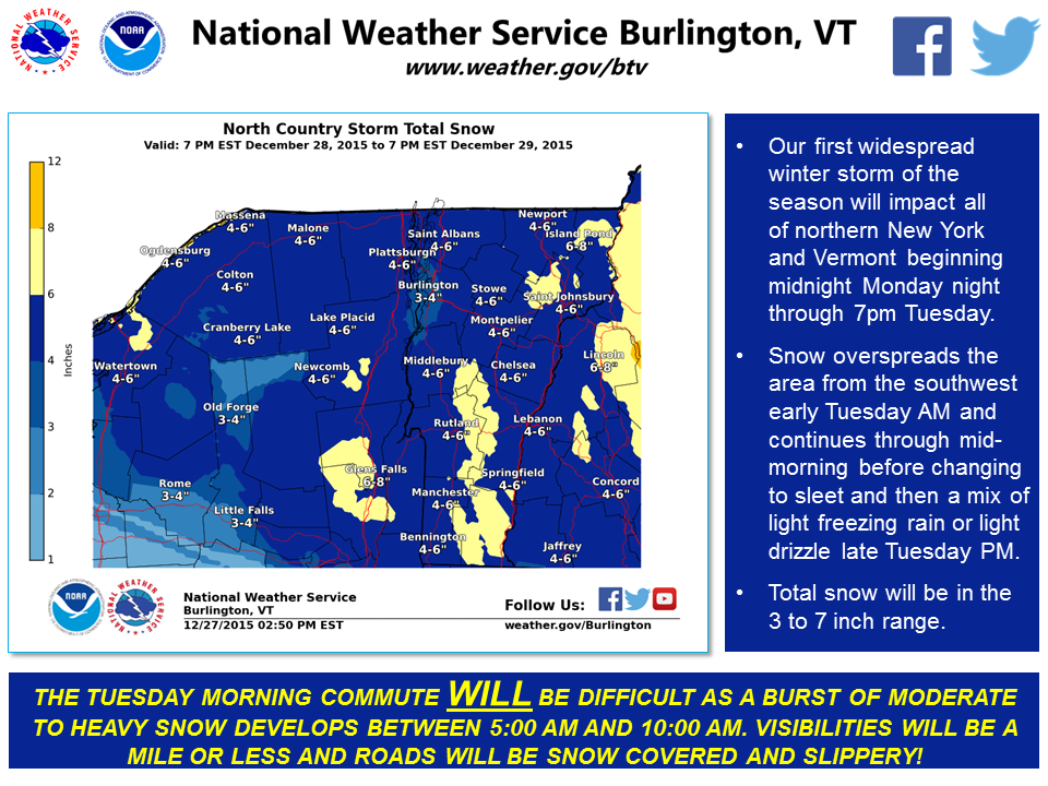 NOAA: East Coast Under A Winter Weather Advisory | Snowfall Rates Up To ...