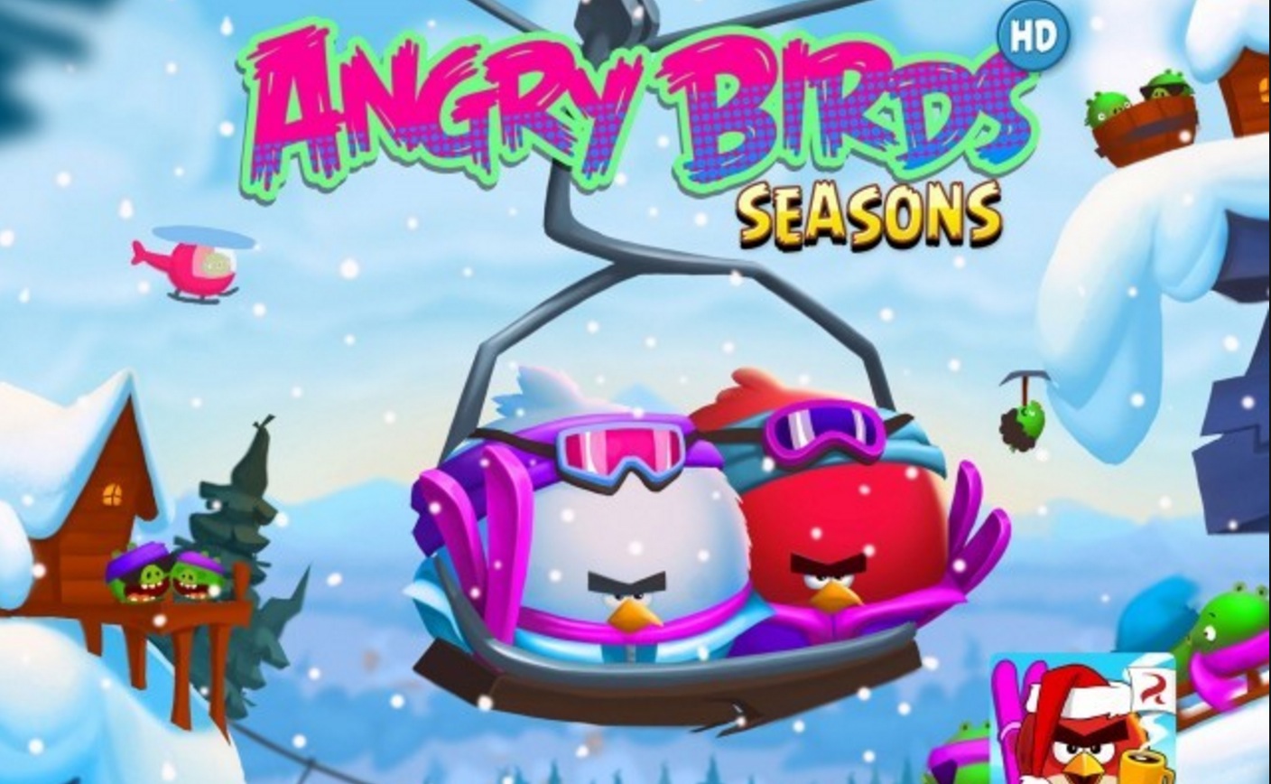 Angry Birds Releases Skiing Themed 80s Inspired Game Unofficial Networks