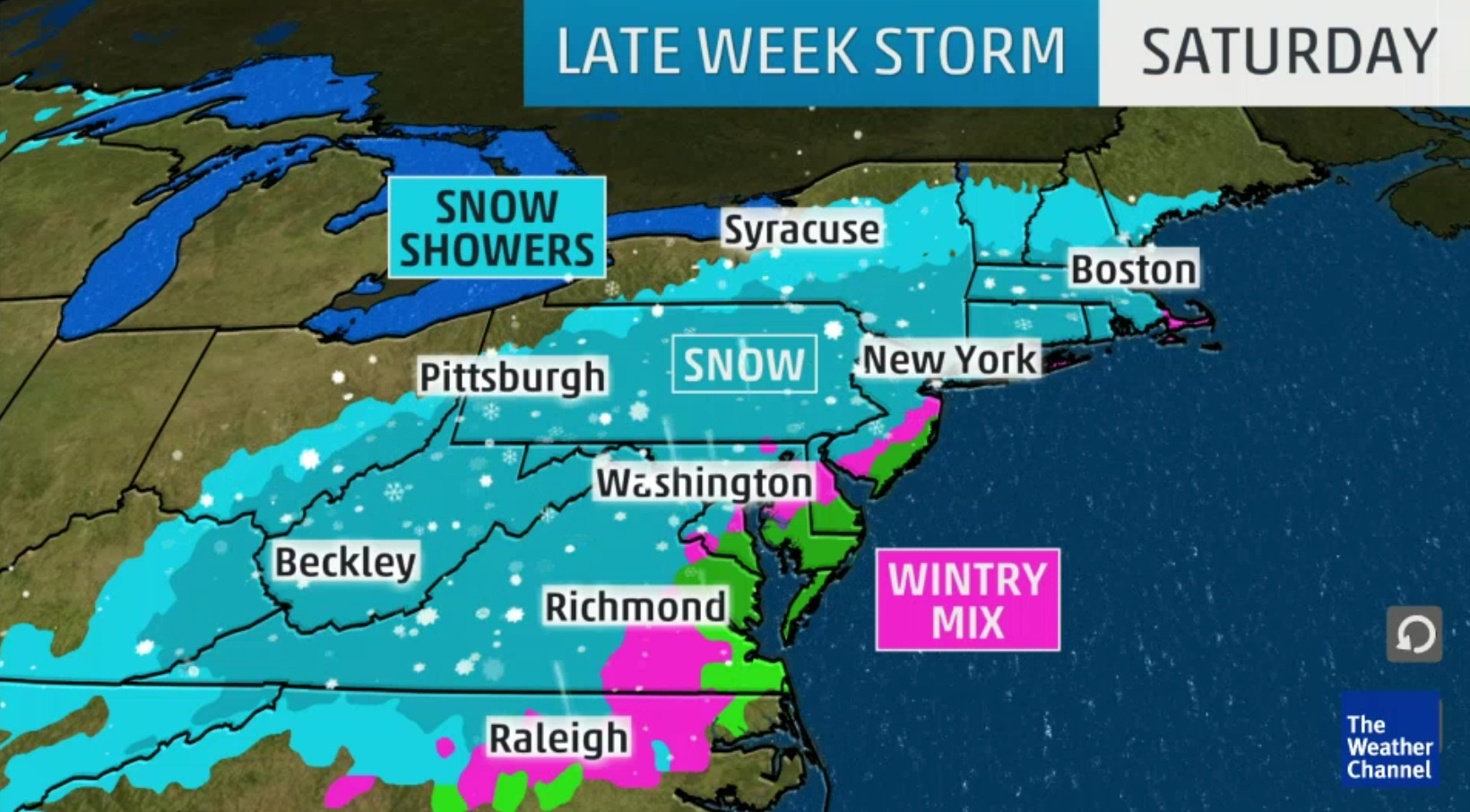 Major Winter Storm Headed For The East Coast Unofficial