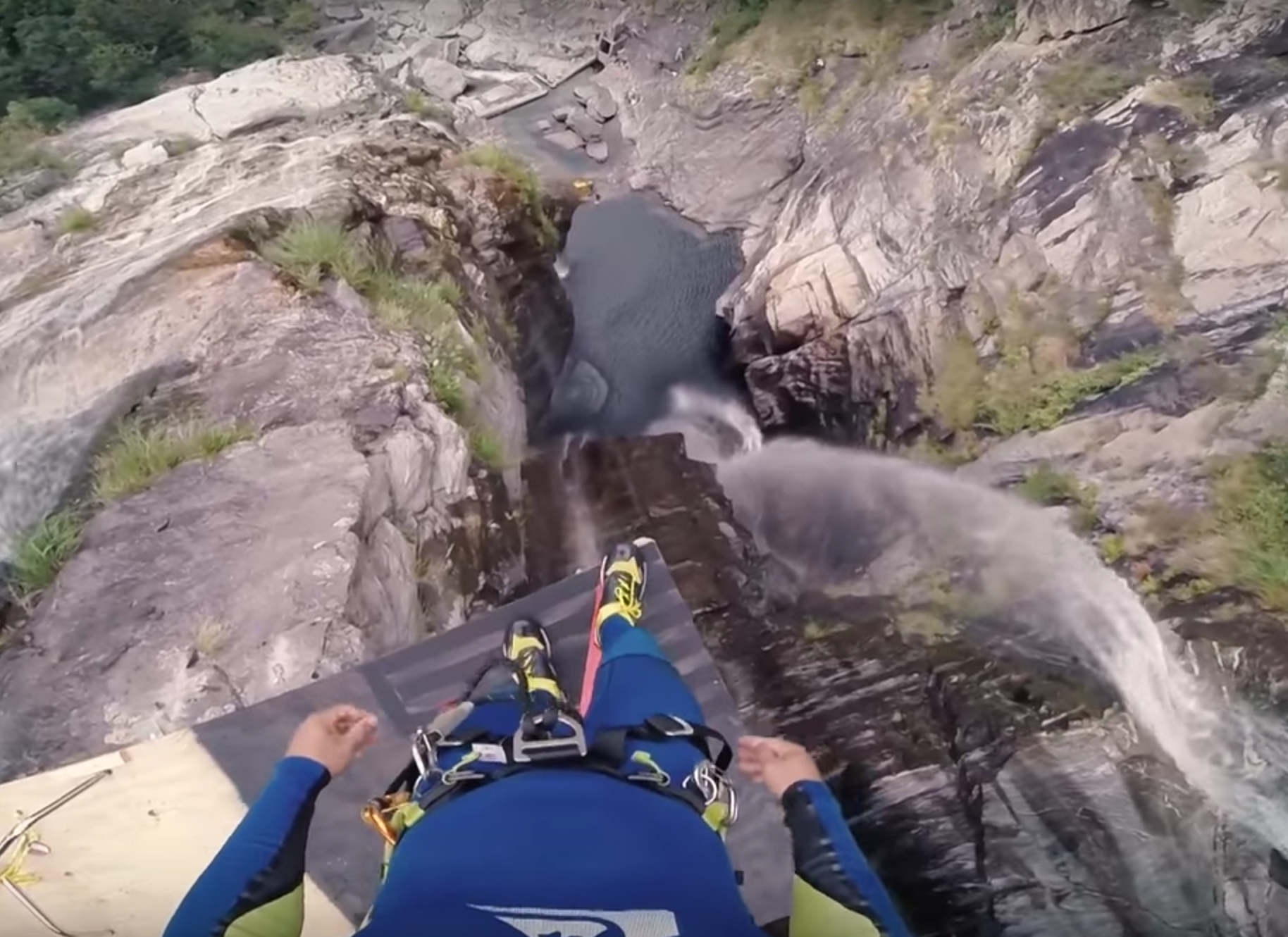Send It Into The Weekend Laso Schaller’s World Record Cliff Jump