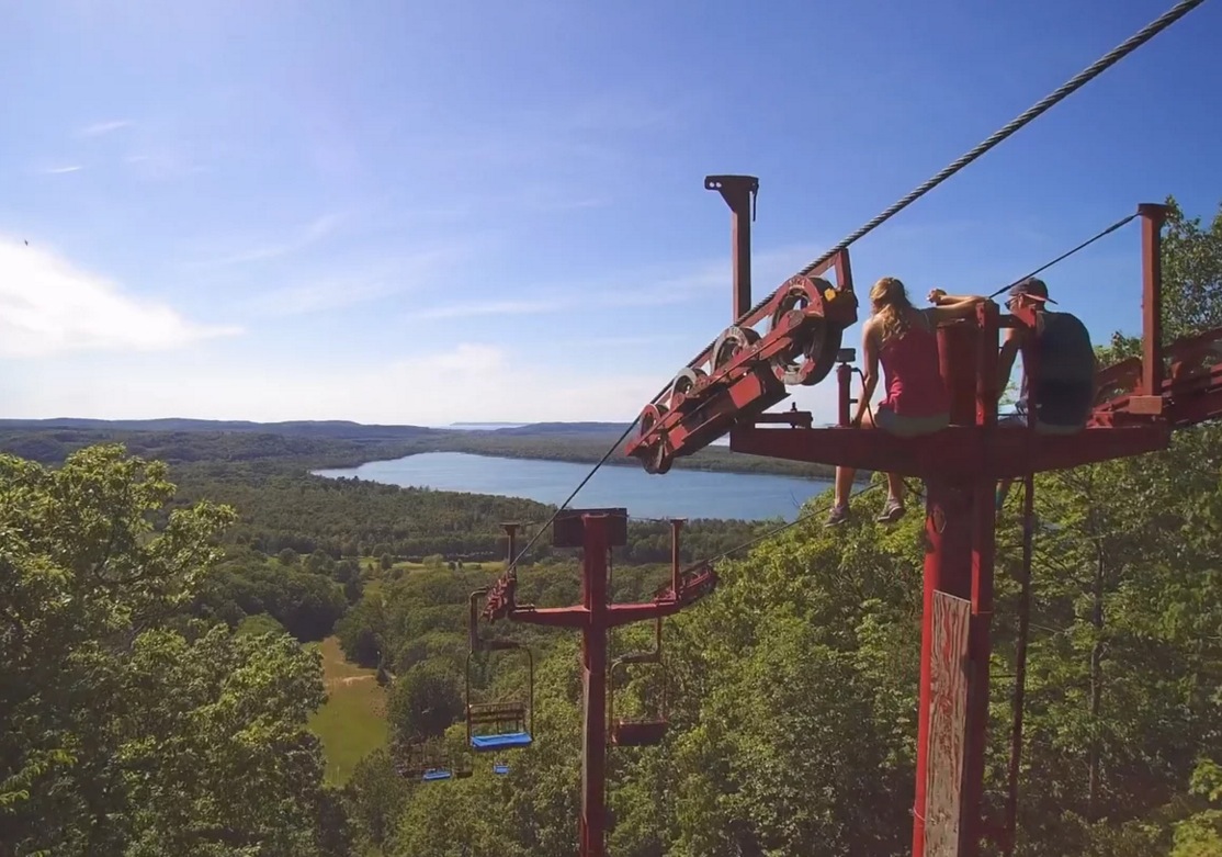 WATCH: Summertime Chilling At Abandoned Ski Resort