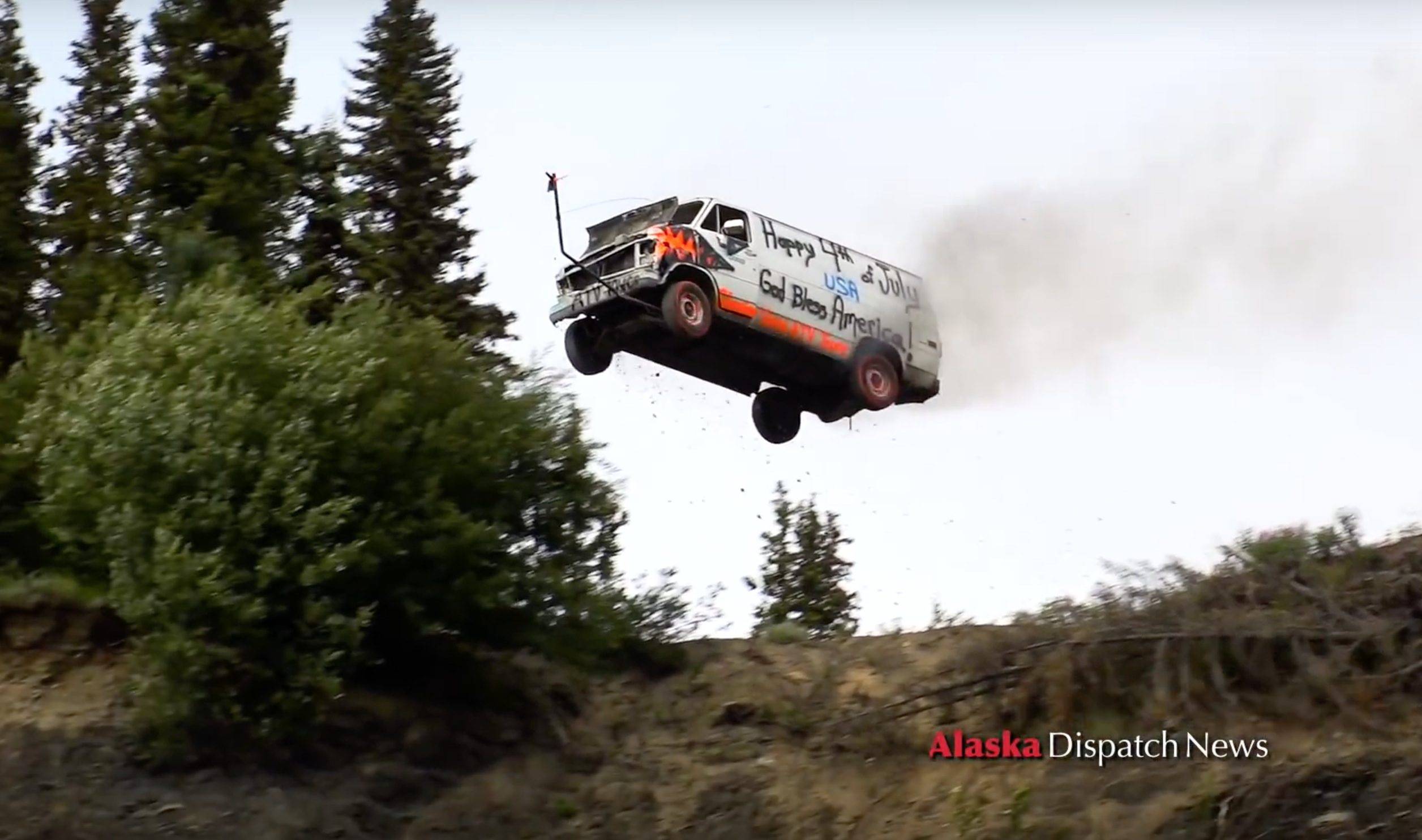 This Town in Alaska Celebrates Fourth of July By Driving Cars Off A ...