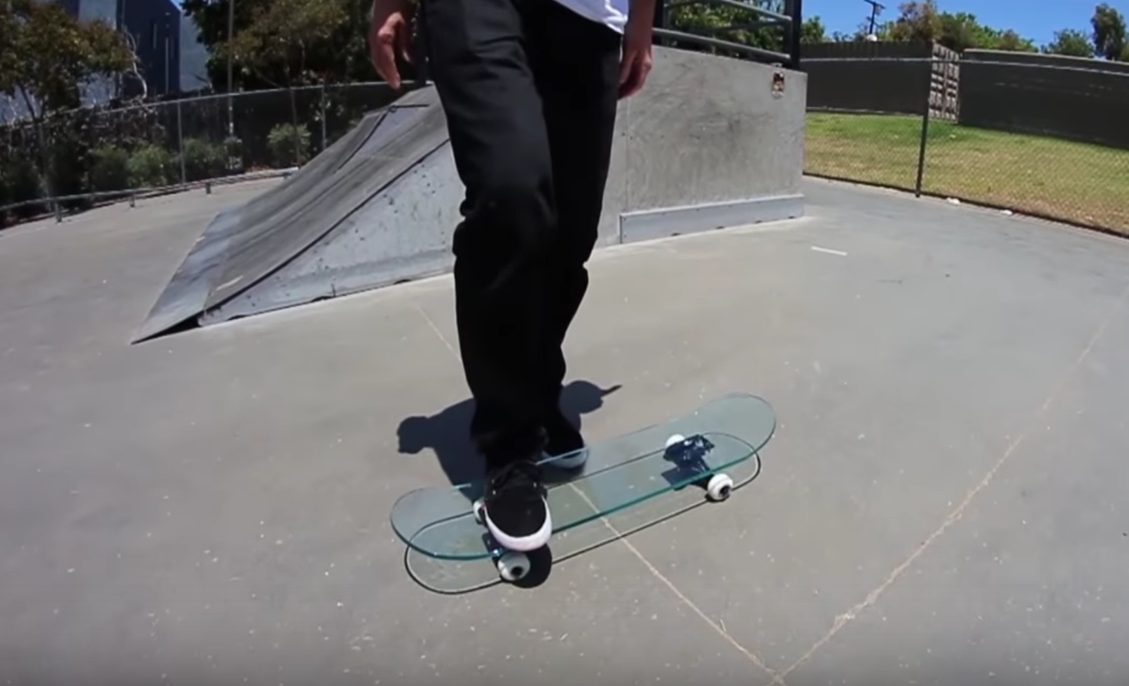 Video Extremely Dangerous Glass Skateboard Unofficial Networks